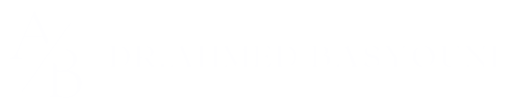Dr. Ahmed Basyouni White Logo