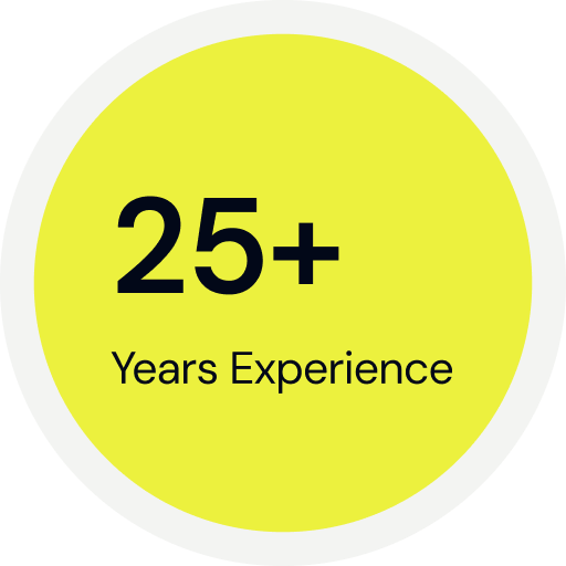 25+ Years Experience